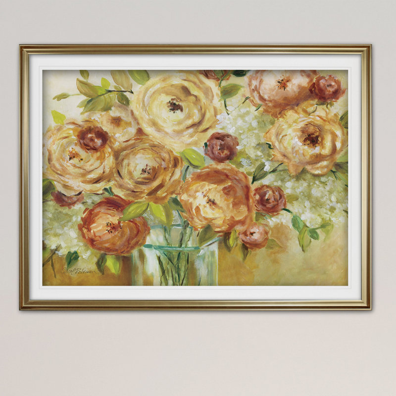 " Sunkissed ", Gold, 28" H x 38" W x 1.5" D