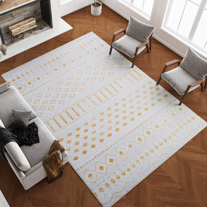 Tapis marocain lavable, Rectangle 5 pi x 7 pi