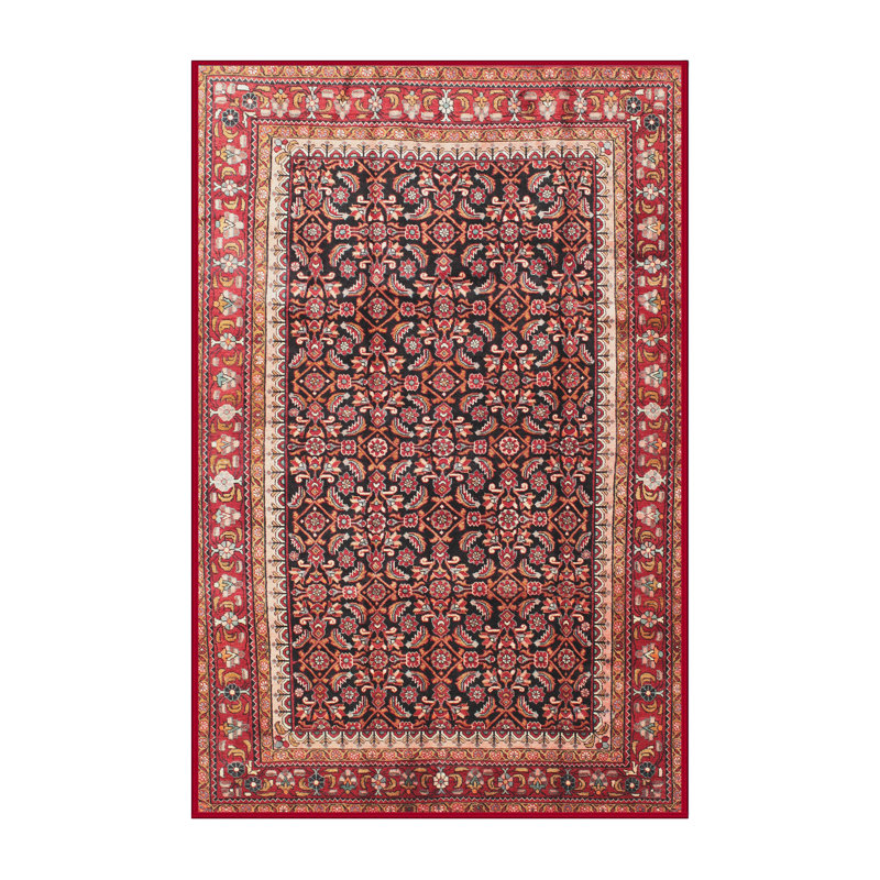 Tapis rouge à motif sud-ouest, Rectangle 5 pi x 8 pi