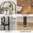 5-Tier Arched Bookcase - Rustic Brown & Black Wood And Metal Display Shelf Unit