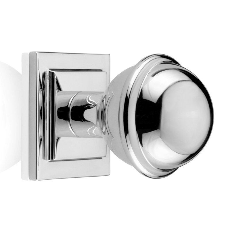 Poignée Savannah, Chrome brillant, H 1,57 po x l 1,25 po x P 1,25 po