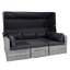 Ensemble de conversation 7 pièces avec canapé modulaire rétractable-1015406997