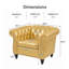 Fauteuil Chesterfield l 39 po Fairport-542502827