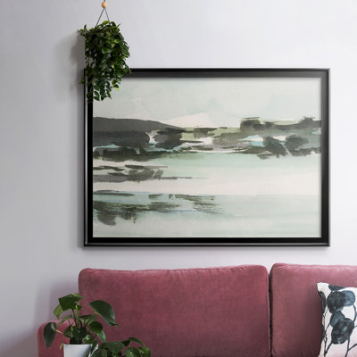 Toile tendue avec cadre Turquoise Marsh II
