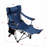 Outdoor Camping Chairs Folding/Portable Design/Adjustable Reclining Chair(Three-Level Adjustment), Side Pockets & Cup Holder,Carry Bag,Dark Blue