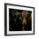 «Cow faces Highland pair», reproduction sous verre encadrée, conception par Amy Carroll