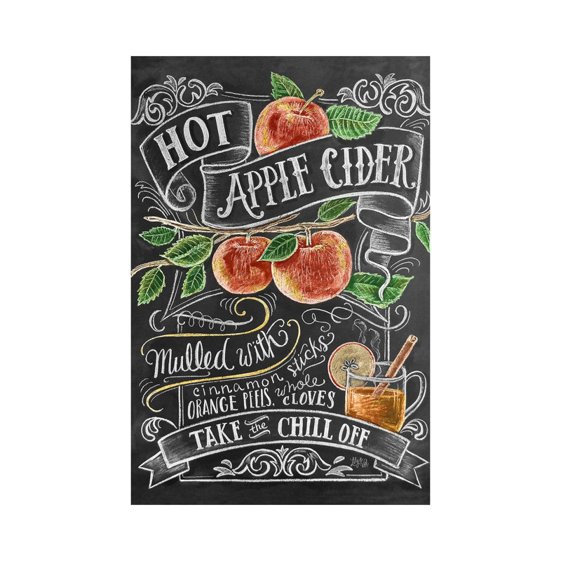 Hot Apple Cider Recipe by Lily & Val - Wrapped Canvas Gallery-Wrapped Canvas Giclée, 30.48cm H x 20.32cm W