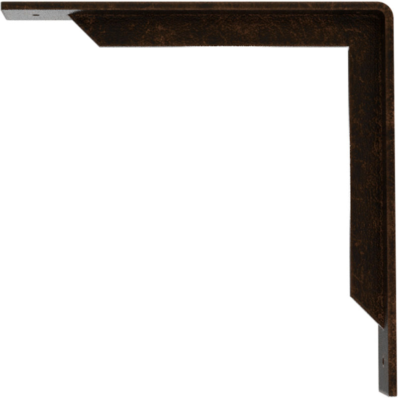 Support en acier antidérapant l 2 po x P 12 po x H 12 po Stockport, H 12 po x l 2 po x P 12 po, Bronze vieilli