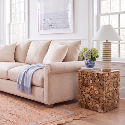 Tabouret décoratif en bois massif Hopper
