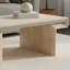 Table basse de style industriel américain rétro, modèle rectangulaire en bois recyclé de haute qualité, structure double couche + finition rustique, facile à assembler, convient au salon, au bureau (texture naturelle antique)
