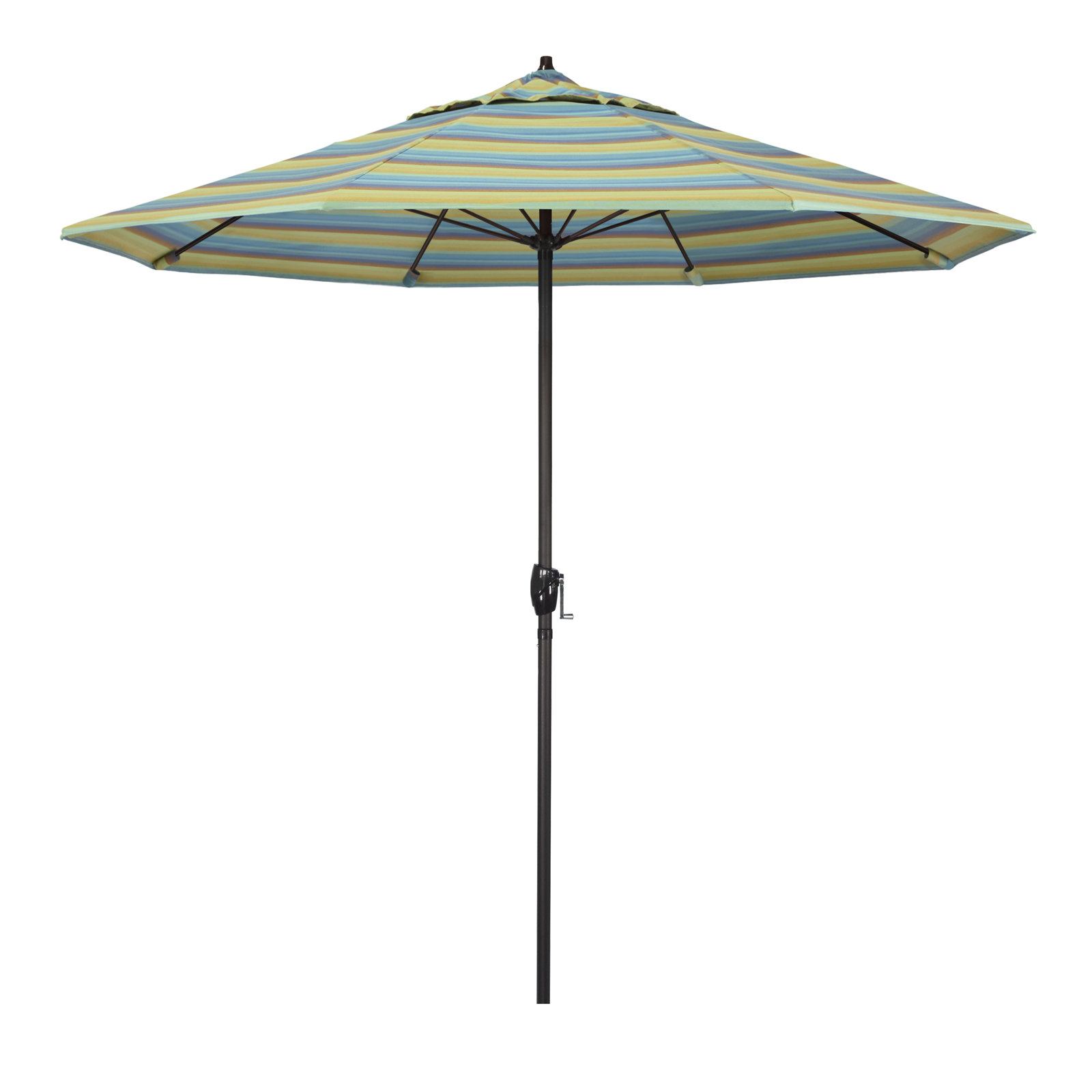 Gino 7.2' Sunbrella® Umbrella, 9', Astoria Lagoon Sunbrella®