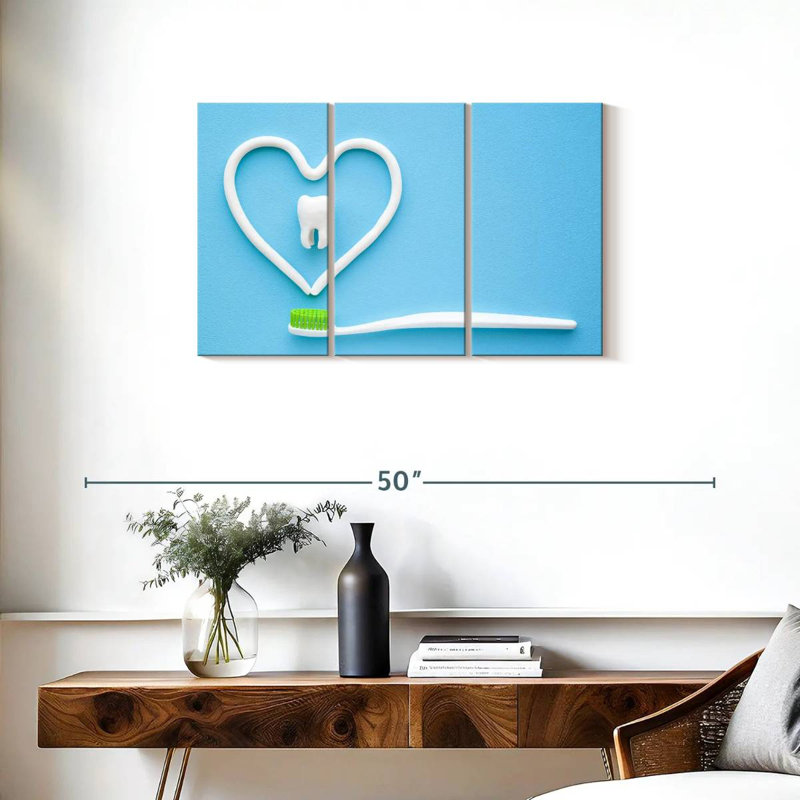 Alcaraz Love Your Teeth, 20" H x 33" W