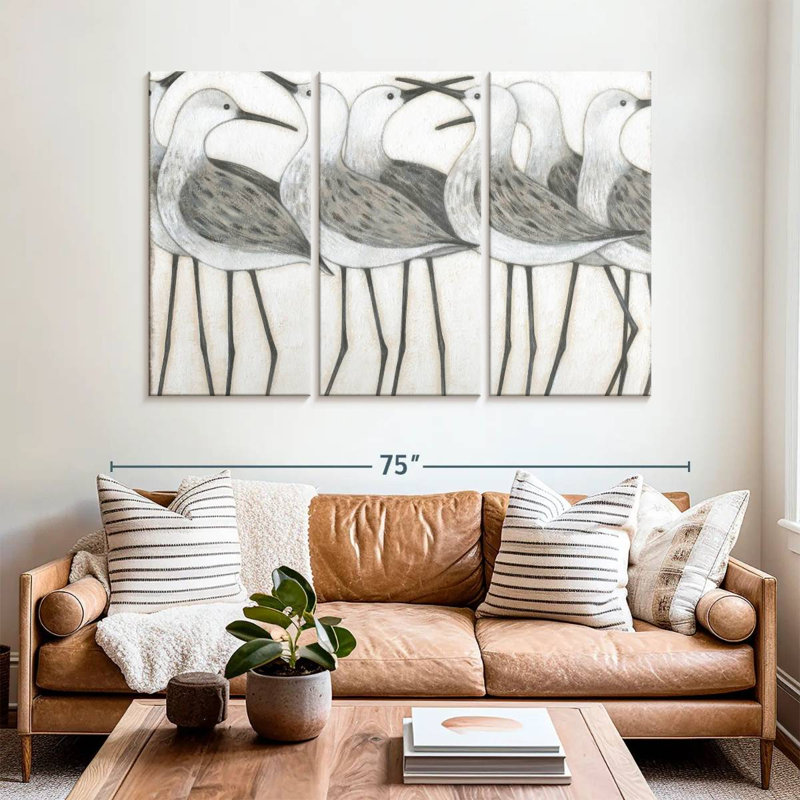 Shorebird Social, 42" H x 65" W