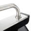 Barbecue 37 000 en acier inoxydable avec brûleur latéral - cuisson extérieure, barbecue de jardin, noir et argent 37 000, patio, noir / argent