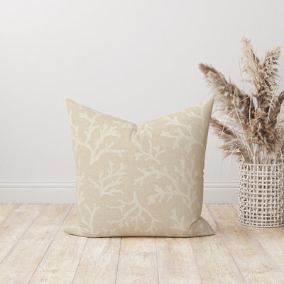 Naples Linen Cotton Blend Reversible Pillow Cover