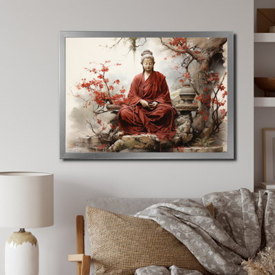 " Orange Beige Buddhism Sacred Scriptures "