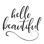 Hello Beautiful - Wrapped Canvas Print