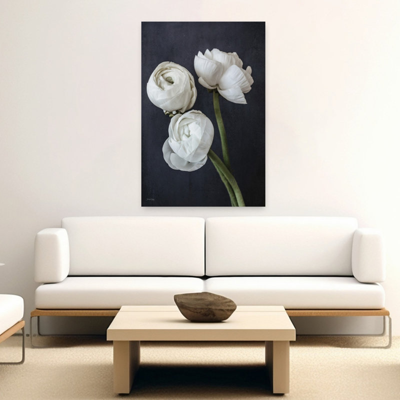 Beauté raffinée III, art floral printanier contemporain, H 60 po x l 40 po