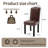 Modern Upholstered Nailhead Dining Chairs Side Chairs (Set of 6)-1022845380