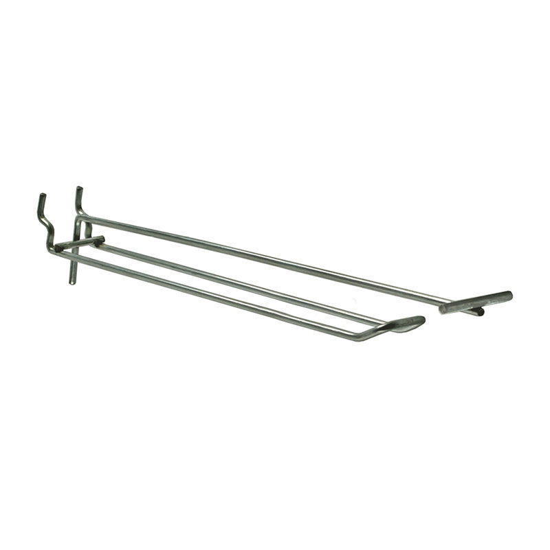 10" Metal Wire Flip Scan Loop Hook .148" Diameter, 50-Pack