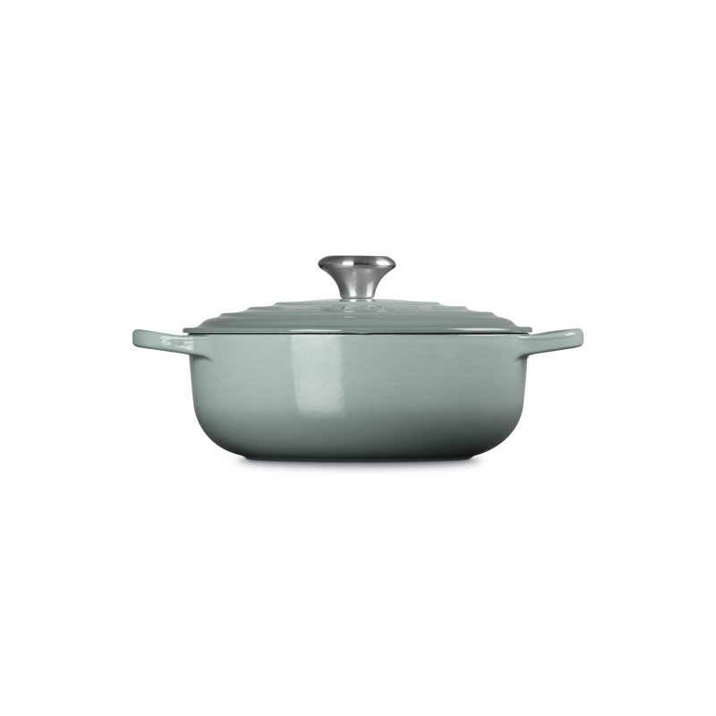Le Creuset Enameled Cast Iron Signature Round Sauteuse, 3.5Qt., Rhone, Green