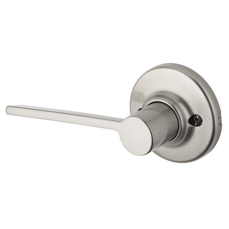 Ladera Single Dummy Door Lever, Satin Nickel, Left