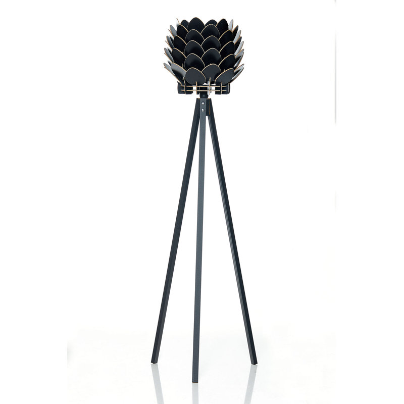 Lampe trépied 57 "Peryman, Noir
