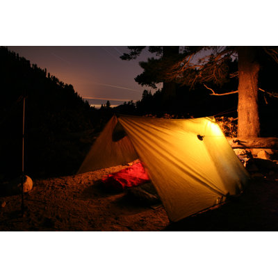 Moonless Camp by Appelm720 - No Frame Print on Canvas
