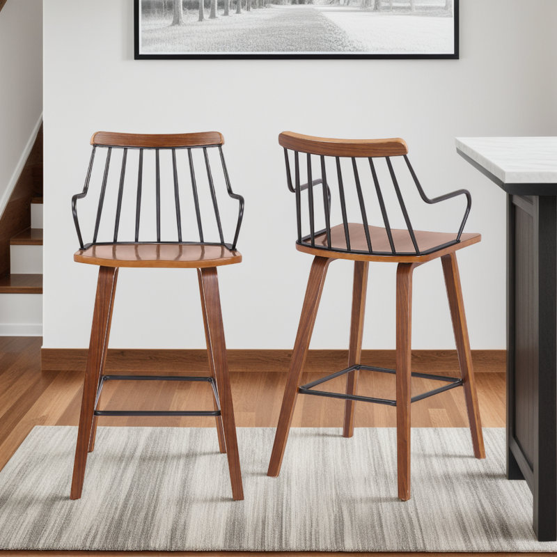 Gabriella Counter Stool with Metal Frame