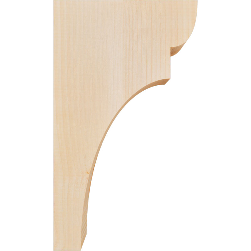 Yorktown Corbel, H 20 po x l 3,5 po x P 12 po, Sapin de Douglas, Lisse
