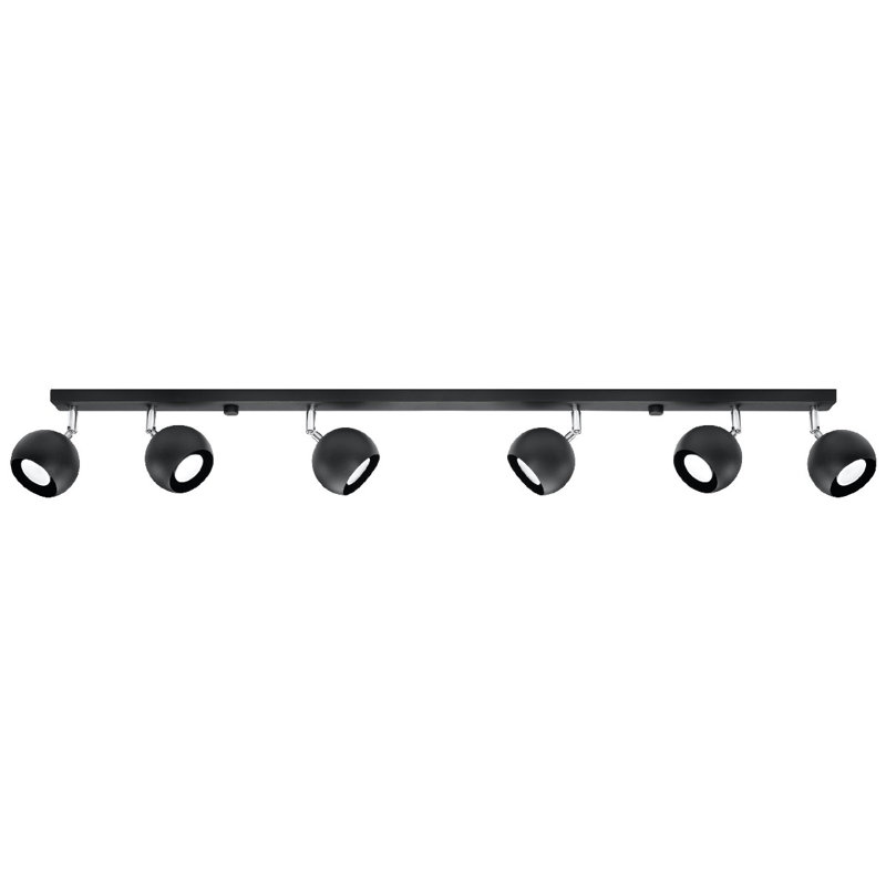 Aloisio Flush Mount, Black