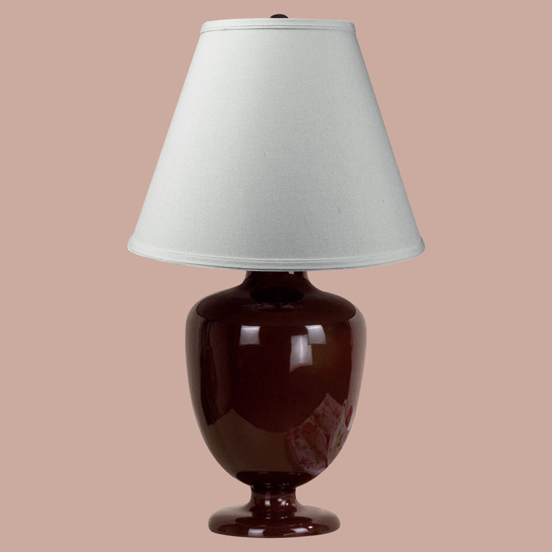 Lampe de table 17,5 po brune madeleine