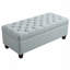 Banc de repose-pieds spacieux avec charnières de sécurité, repose-pieds multifonctionnel et sièges pour la vie, la salle à manger et le vestibule