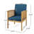 Sikeston Acacia Outdoor Lounge Chair-513264613-498885129