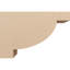 Bois de cèdre alpin brut, grain de bois TimberThane, brun clair apprêté-87472101