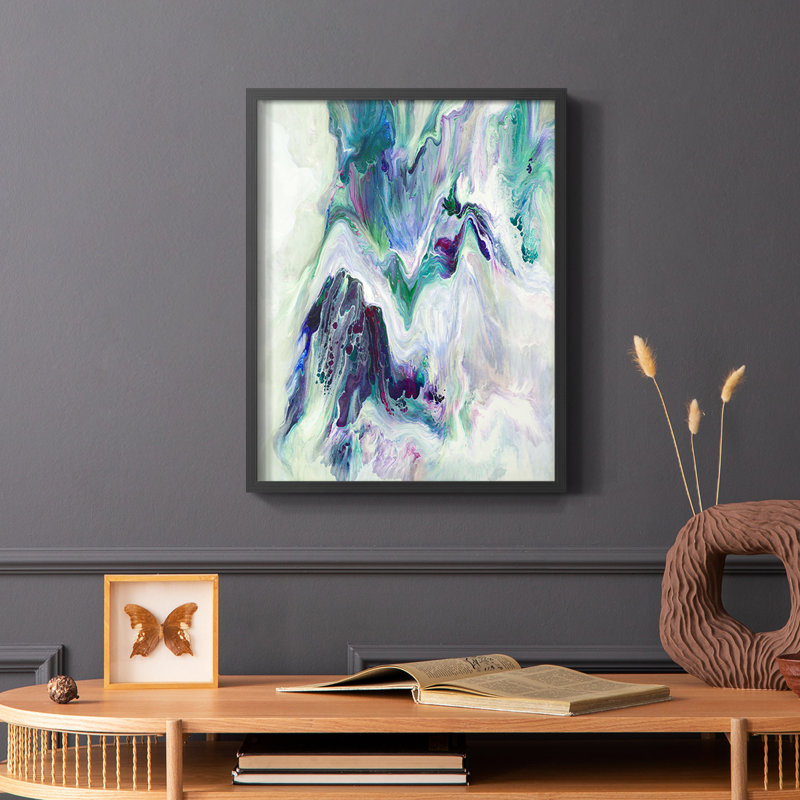 Wild River, reproduction encadrée - bois massif, Noir, H 20 po x l 16 po