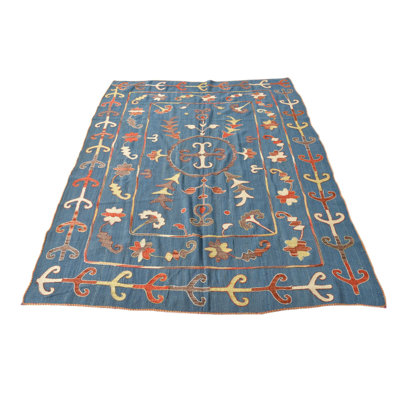 5x8 Perry Blue Rug