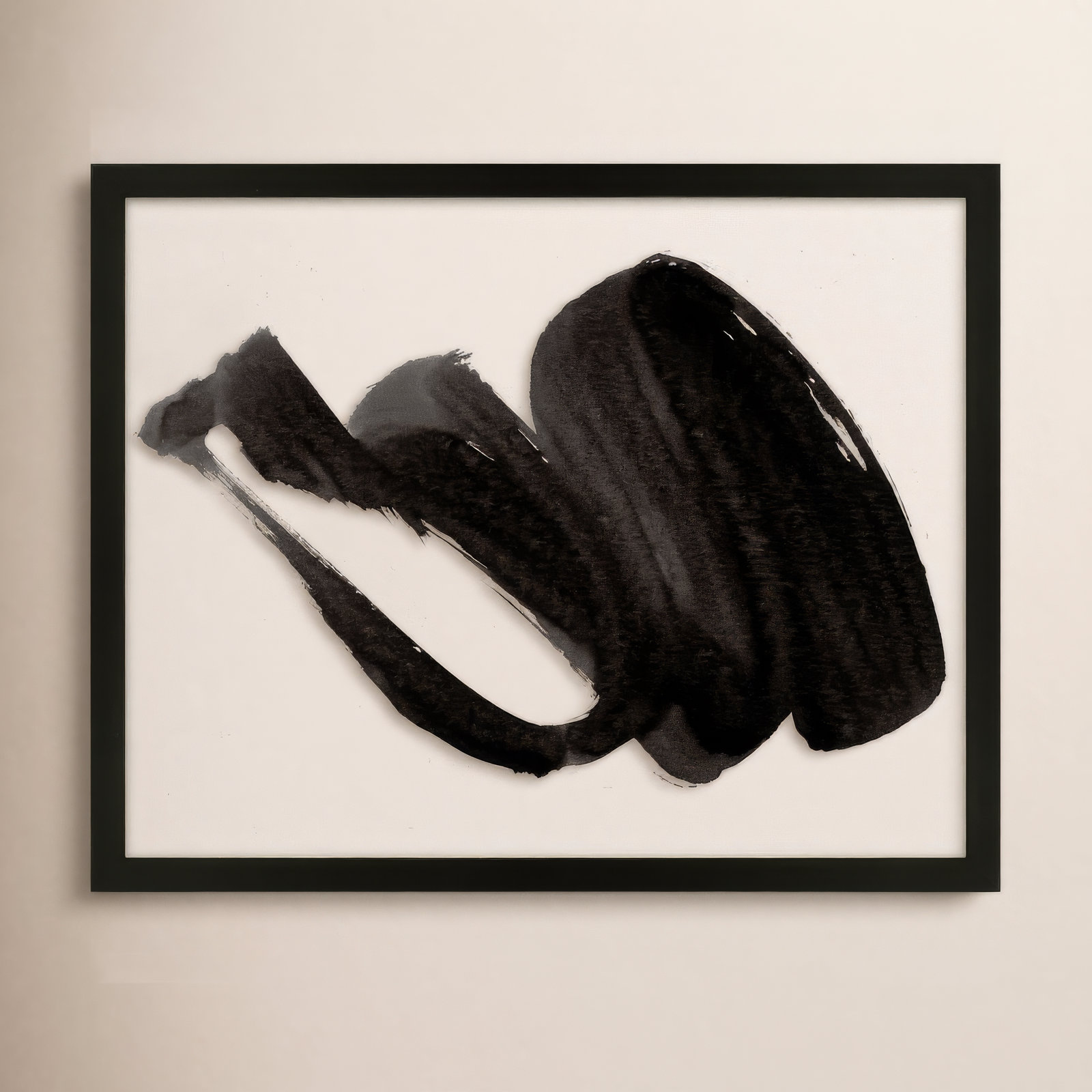 Dancers 1 by Jacques Pilon, Black Framed, 16" H x 20" W x 1.25" D