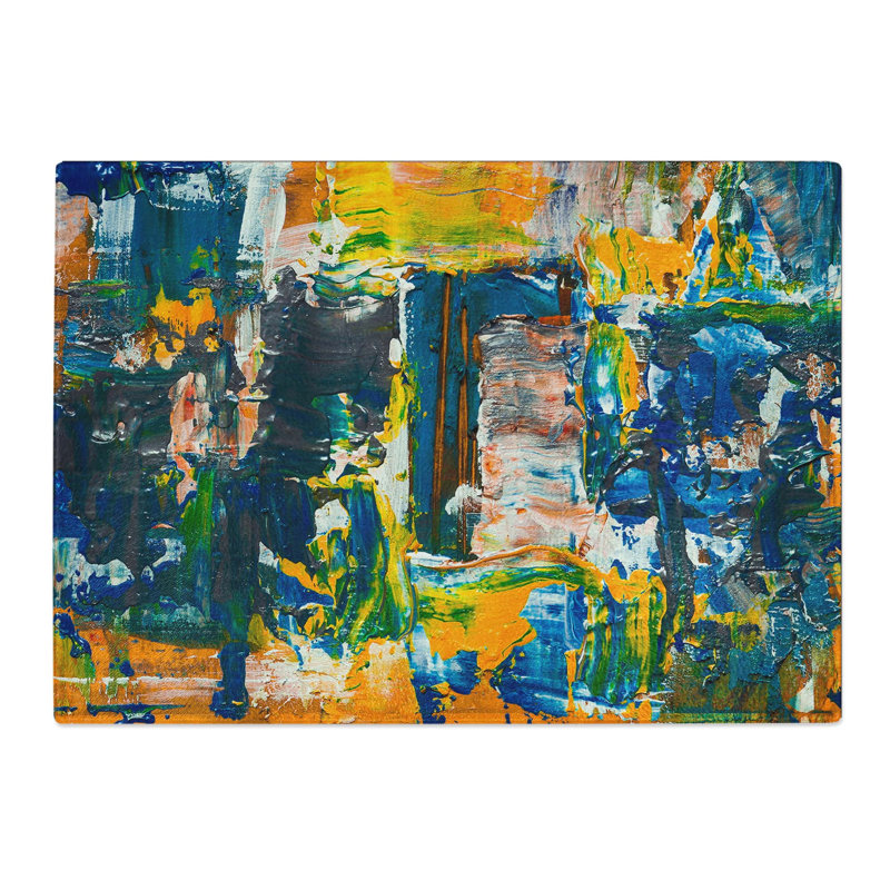 Tempered Glass Art Painting Vol.180 Chopping Board, 39 cm W x 28.5 cm L