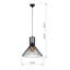 Luminaire suspendu conique à 1 lumière Akram