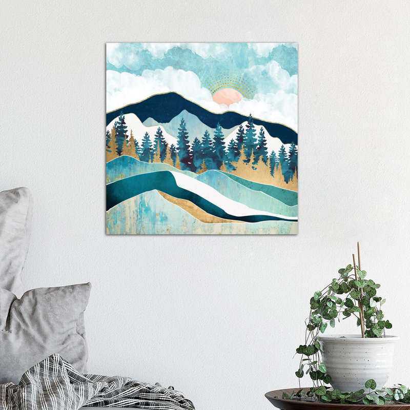 Summer Forest - Wrapped Canvas Print, 45.72 cm H x 45.72 cm W x 3.175 cm D