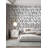Non-Pasted Geometric Wall Mural