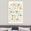 Dinosaur Alphabet - impression d'art graphique-52836625-52836628-52836629