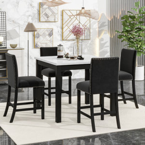 Hemant 35'' L x 35'' W Dining Set