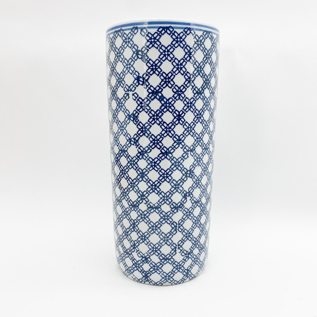 Hand-Finished Reigate Ceramic Freestanding Umbrella Stand â Antique-Style Glaze for Hallways, Umbrellas, Walking Sticks & Home Decor