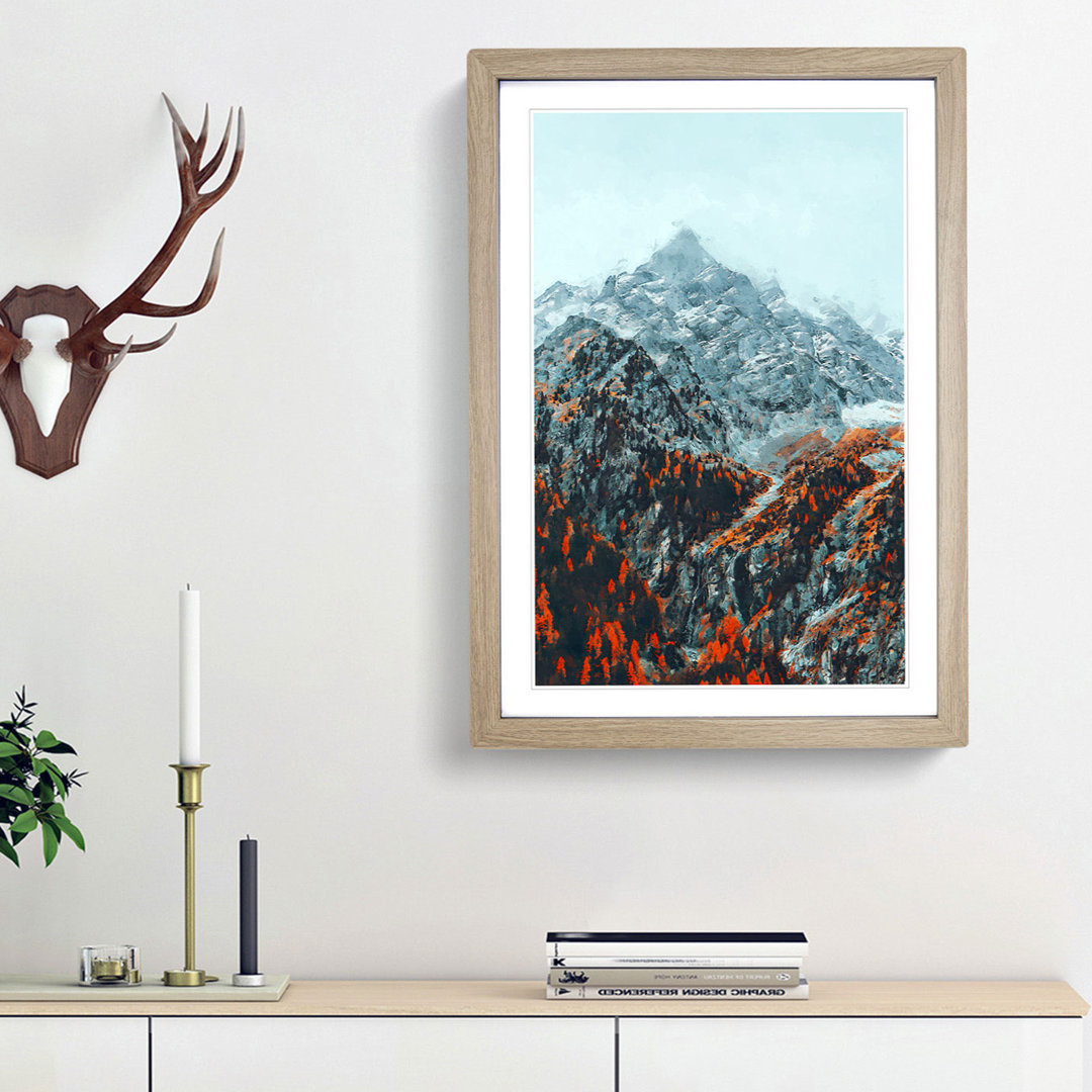 Orange Trees in Italy - Picture Frame Graphic Art Print