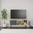 Modern TV Unit with Wall-Mount Option, Oak w/ Anthracite, 47.2 x 9.8 x 20.3 inches | 100% Melamine Coated Particle Board, Thickness: 0.7 inches | Features Multiple Shelves for Organized Entertainment Display-1264426230