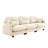 3-Seate Modular Sectional Couch,Soft Chenille Fabric High-Density Foam,Tufted Cushion Backrest Design Ergonomic Design,Elegant Armrests,High Quality Wooden Base-162746421