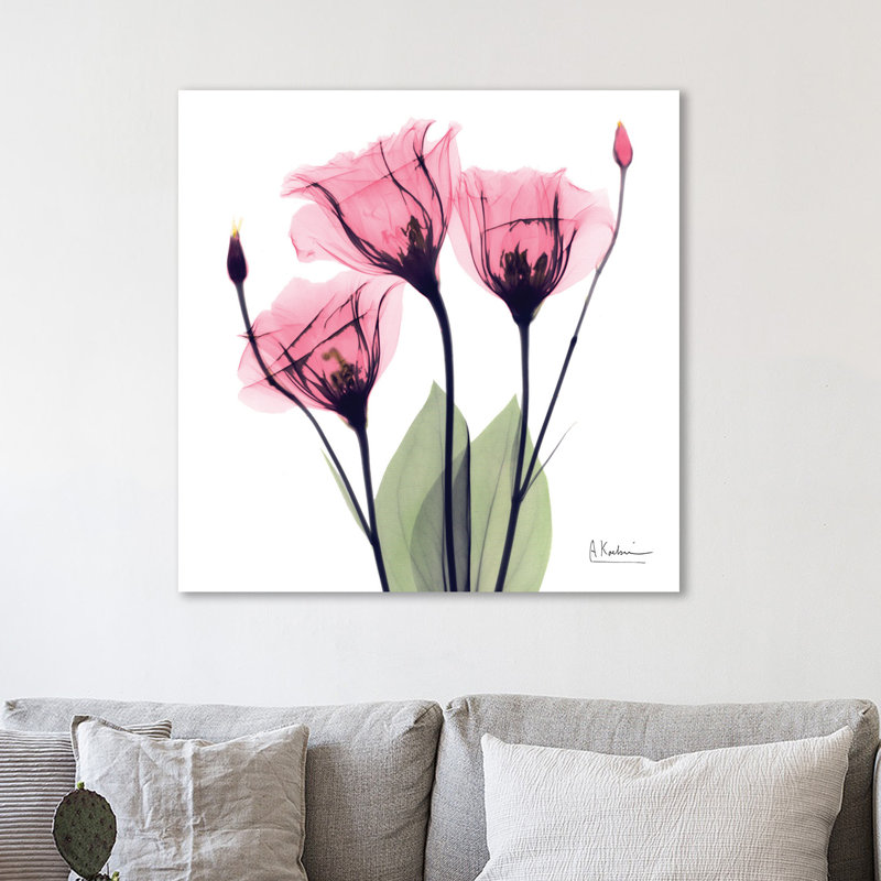 Gentian Faith - impression sur toile tendue, H 18 po x l 18 po