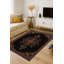 Tapis noir tissé lavable Mosso-700692589